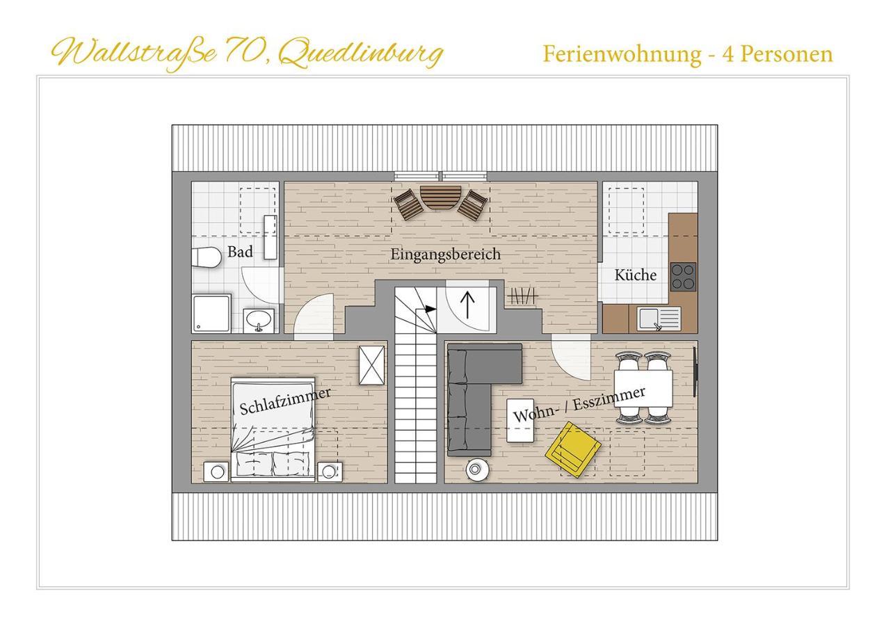 Ferienwohnung Quedlinburg Harz Eksteriør billede